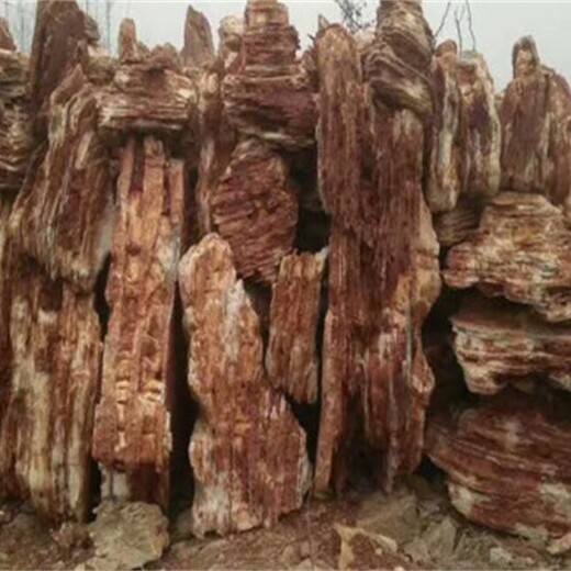 大型假山石天然石批发市场假山承接