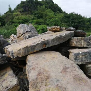 宁波小型天然石假山景观造景假山承接