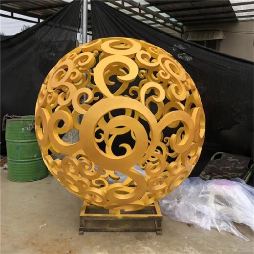 不銹鋼景觀圓球雕塑銷售