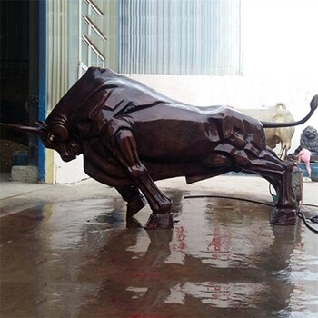 大型牛雕塑摆设