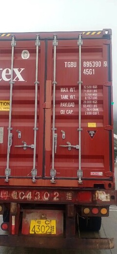 珠海正规集装箱拖车运输车队报价及图片,高栏港出口
