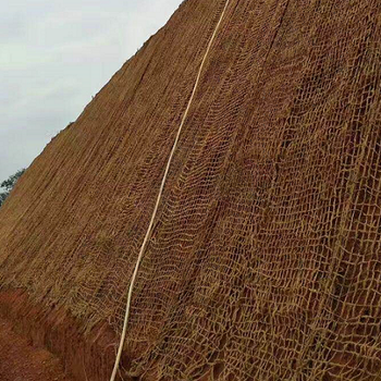 乌兰察布椰网生产厂家椰丝网河道护坡椰网