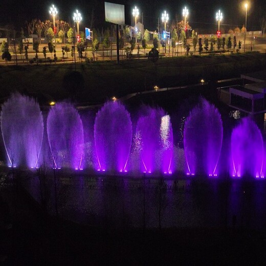 湖南岳阳热门广场旱喷设备安装-音乐旱地喷泉