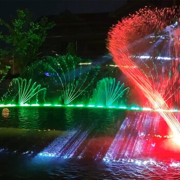 四川自贡音乐喷泉公司，喷泉厂家湖排音乐喷泉