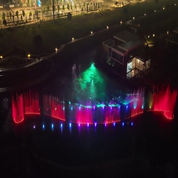 湖南邵阳环保广场旱喷设备安装变频音乐喷泉