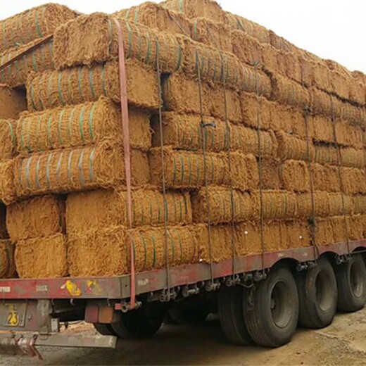 阿拉善盟椰网厂家椰丝网河道护坡椰网