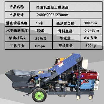 廣東梅州混凝土輸送泵廠家