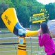 湖面吶喊噴泉圖