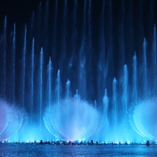 黑龙江小型景观喷泉-数码跑泉工程制作安装-博驰