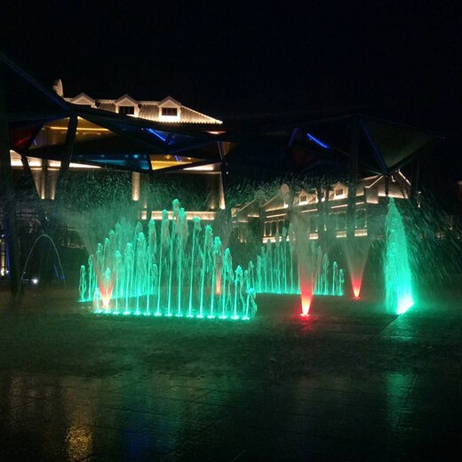 湖南长沙广场旱喷设备安装-音乐旱喷泉上海