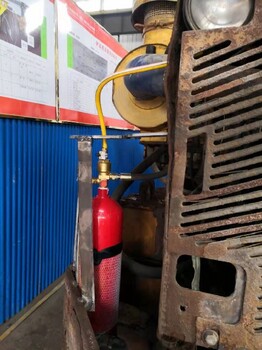 液压挖掘机自动灭火装置供应车载灭火器堆垛机灭火