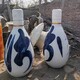 北京酒瓶雕塑图