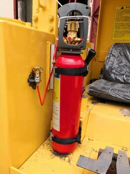 液压挖掘机自动灭火装置供应车载灭火器堆垛机灭火