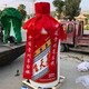 北京不锈钢酒瓶雕塑加工厂家产品图