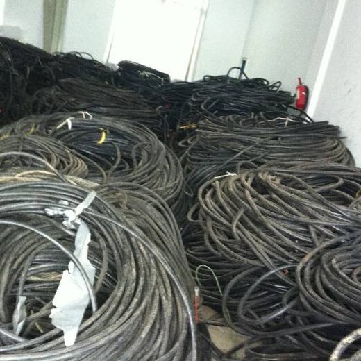 湛江二手废旧电缆回收报价及图片,回收拆迁旧电缆线