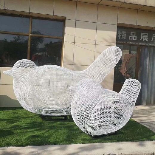 湖北钢丝网雕塑定做厂家