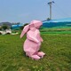 北京切面兔子雕塑价格产品图