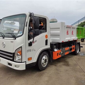 東風(fēng)天錦15方車廂自卸式垃圾車長(zhǎng)安鉤臂垃圾車