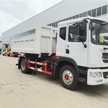 勾臂建筑垃圾車廠價(jià)8噸式鉤臂式垃圾車
