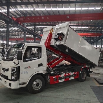 城市建筑垃圾車廠價(jià)鉤臂垃圾運(yùn)輸車