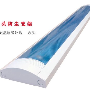 透明罩防塵防霧支架燈雙管PC三防潔凈燈外殼套件