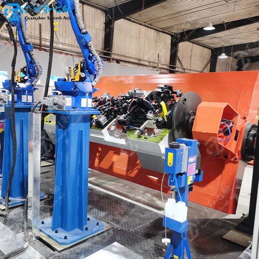 安徽焊接变位机厂家,焊接机器人联动,自动化焊接工作站
