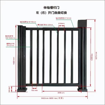 渭南自动小门定制安装维修人行通道栅栏门