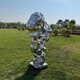 大型不锈钢太湖石雕塑制作厂家产品图