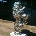 鏡面不銹鋼石頭雕塑制作廠家