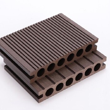 山西户外新材塑木地板圆孔地板生产厂家木塑地板