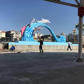 水泥門頭雕塑報價