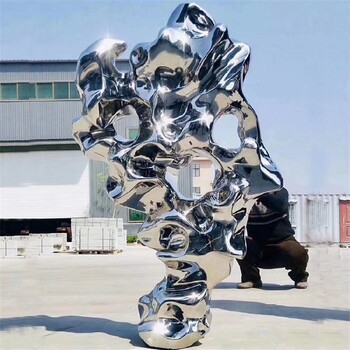 商場不銹鋼太湖石雕塑制作安裝廠家