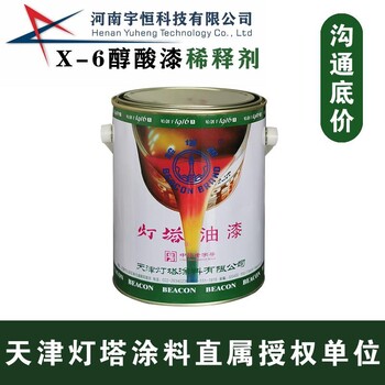 X-6醇酸漆稀釋劑用于燈塔牌醇酸類、單組份聚氨酯類等油漆的稀釋