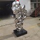 不銹鋼太湖石雕塑定做圖