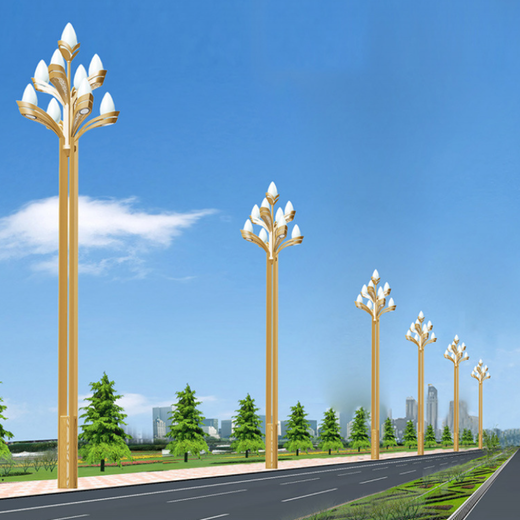 四川宜宾玉兰灯设计安装大型景观玉兰灯生产定制
