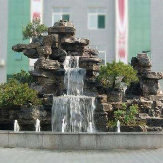 戶外大型假山別墅庭院千層石假山銷售