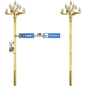 贵州黔东南玉兰灯设计安装15米玉兰灯