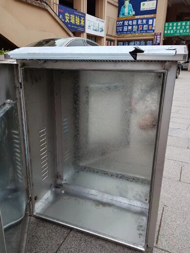 中鸿配电箱户外防雨箱不锈钢,热门不锈钢落地柜来图定制