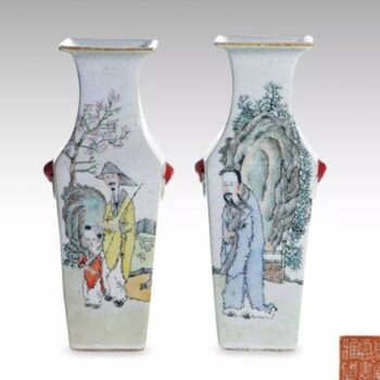 李鼎臣淺絳彩瓷器哪里可以鑒定