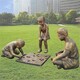 天津儿童玩耍雕塑图