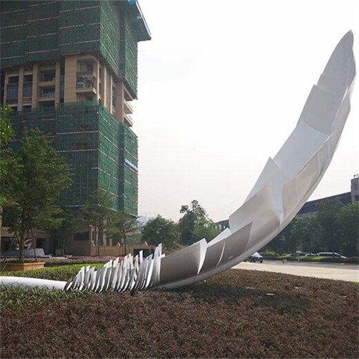 供應(yīng)不銹鋼羽毛雕塑公司