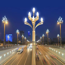 四川南充玉蘭燈大型景觀玉蘭燈生產定制圖片