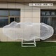曲阳县玻璃钢云朵雕塑厂家加工产品图