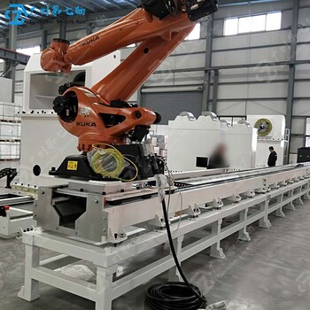 茂名国产机器人行走轴材质多工位传动机器人第七轴地轨