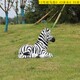 玻璃鋼斑馬雕塑價格圖