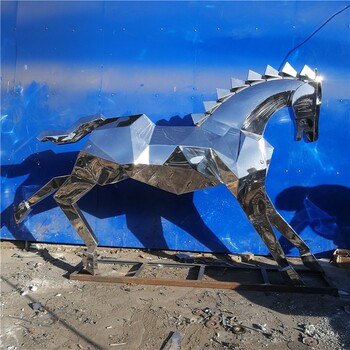 仿真玻璃钢马雕塑造型