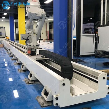 扬州生产机器人第七轴规格搬运码垛机器人直线行走轨道
