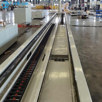 南川生产机器人行走轨道结构,机器人第七轴设计定制