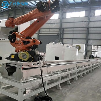 龙岩工业机器人行走轨道结构机器人第七轴