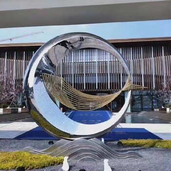 不銹鋼雕塑月亮加工廠家